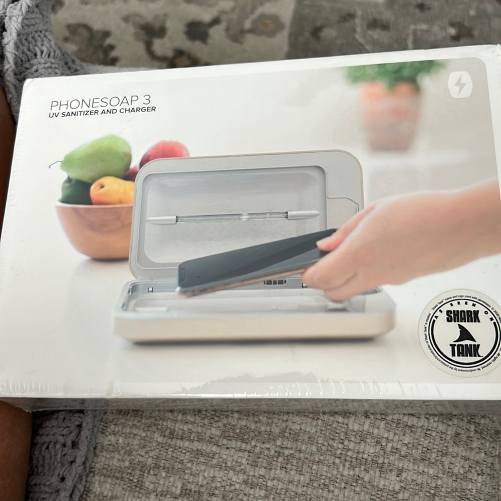 Phone soap 3  UV Sanitizer and charger new in box